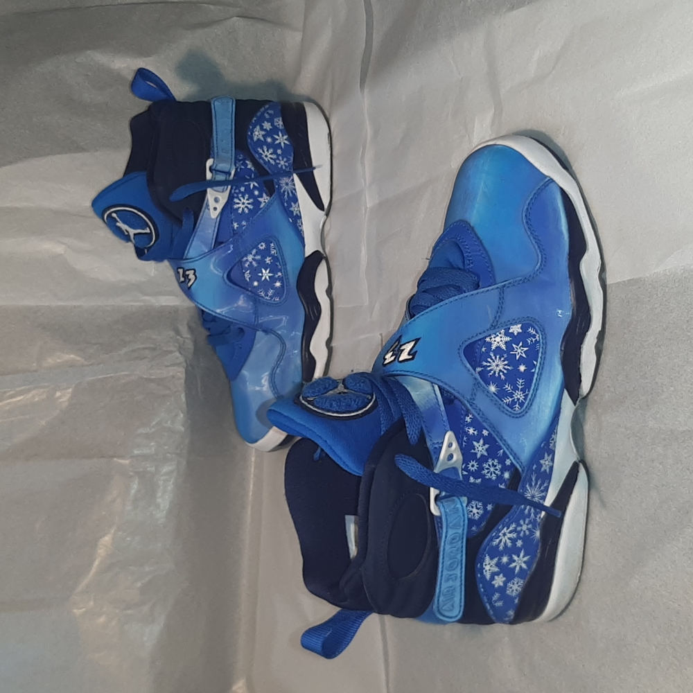 Jordan 8 Retro Sneakers 7Y = Women 8.5 = Men 7 - Picture 1 of 10